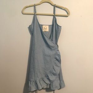 Ruffled Striped Dress